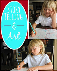 Storytelling Through Art Inspiration Laboratories Storytelling Kids Learning Literacy Activities