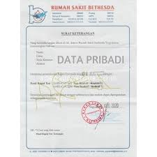 Contoh surat sakit dokter gawe cv. Rapid Test Di Rs Bethesda Yogyakarta Drive Thru Jogja Tour