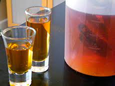 Absolut vanilia, apple juice, lemon juice, simple syrup, apple, cinnamon Hot Apple Pie Shot With Everclear Thefndc