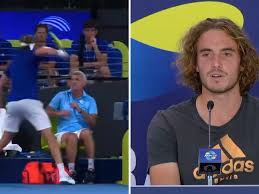 At just 20 years of age, stefanos tsitsipas has steadily climbed world tennis rankings from no. Tsitsipas Hurts Father And Gets A Telling Off From Mother After Meltdown Tennis The Guardian