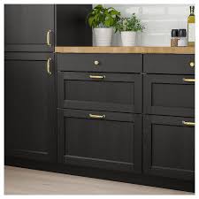 Lerhyttan Drawer Front Black Stained Canada Ikea Kitchen Style Interior Design Kitchen Kitchen Interior