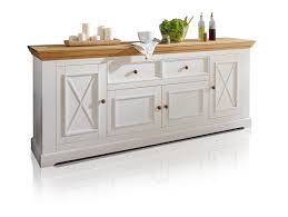 Massivholz sideboard caseloda in weiss und eichefarben aus kiefer massivholz. Bornholm Sideboard I Material Massivholz Kiefer Weiss Eichefarbig