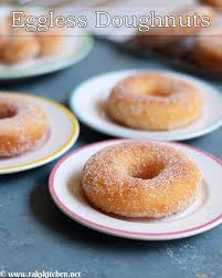 A diy donut kit kids would really love and enjoy making. Eggless Doughnut Recipe Basic Donut Soft Light Raks Kitchen