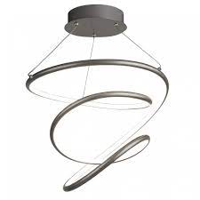 Modern swirl led ceiling light uk. Searchlight Lighting Magic Modern Led Swirl Semi Flush Ceiling Light In Satin Silver Finish 7341ss Lighting From The Home Lighting Centre Uk