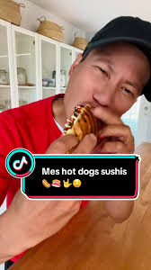 Mes hot dogs 🌭 sushis 🍣 super faciles à faire 🤟#recipe #sushi #hotdog  #cooking #easyrecipe #asianfood #pourtoi #onclevov #vov #videoviral #summer  #recette