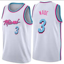 Due to production delays, here's when you can expect your viceversa jersey to start shipping*: Men S Miami Heat Dwyane Wade White 201819 Swingman Basketball Jersey Miami Heat Miami Heat Dwyane Wade Basketball Jersey