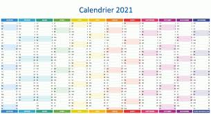 Planning de semaine excel (semainier) modifiable et gratuit: Calendrier 2021 A Imprimer Jours Feries Vacances Numeros De Semaine Bdm