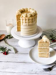 Rum Spiked Eggnog Cake That S Perfect For Holiday Dinners Christmas Food Desserts Eggnog Cake Christmas Desserts