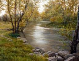 Series De Bellas Pinturas Peter Bojthe Paisajes Pinturas De Paisajes Paisajismo