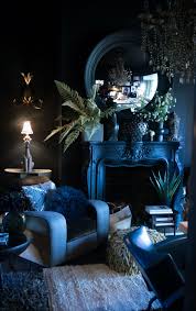 Abigail Ahern S Home Photo Villabetula Com Maren Ingeborg Grablomst Villabetulablog Dark Living Rooms Regency Living Room Hollywood Regency Living Room