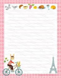 Printable Writing Paper Bunny In Paris Cute Pink Stationery Etsy In 2020 Paper Bunny Letter Paper Pink Stationery