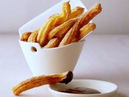 Susse Pommes Churros Mit Schokodip Rezept Rezepte Churros Lebensmittel Essen