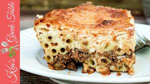 Pastitsio Greek Pastitsio Recipe Youtube