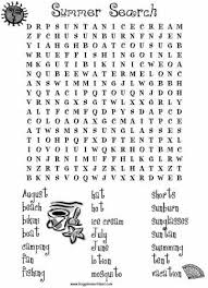 Word Search Worksheets For Kidsfun Coloring Fun Coloring Summer Words Summer Worksheets Word Find