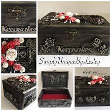 Gothic Keepsake Box Emo Wedding Gift Idea Birthday Gift Keepsake Boxes Wedding Gifts Birthday Gifts