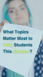 TWC students share the issues that matter most to them in this year’s U.S.  election. On topics from climate change to reproductive rights, Gen Z knows  every voice counts and every vote makes a ...