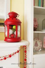 My Christmas Mantel Ikea Lanterns Ikea Candles Diy Lanterns