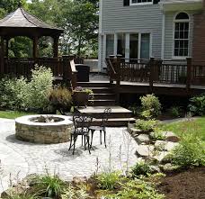 Outdoor fire pits and instructions on how to build a patio. Fire Pit Area Extension Off Of Existing Patio Patio Landscape Solutions Pool Installation