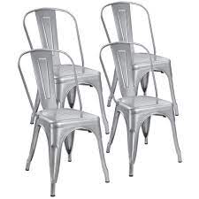 Get it now on amazon.com. Patio Dining Chairs White Devoko Metal Indoor Outdoor Chairs Distressed Style Kitchen Dining Chairs Stackable Side Chairs With Back Set Of 4 Patio Furniture Accessories