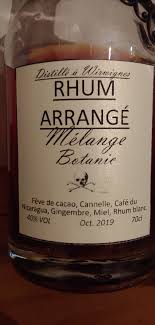 Exemple D Etiquette Pour Mes Rhums Arranges Rhum Arrange Rhum Blanc Rhum