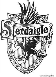 Coloriage Blason De Serdaigle Harry Potter Dessin A Imprimer Coloriage Harry Potter Blason Harry Potter Serdaigle