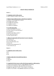 Gli articoli definiti e indefiniti del francese un une. Chiavi 1 2 Doc Lycee Blaise