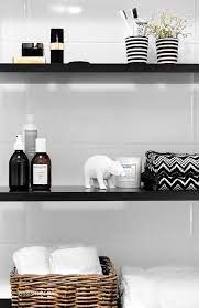 Our wall shelves in white feature an understated, elegant look. Less Is More Inspiroivia Koteja Bathroom Solutions White Home Decor Bathroom Shelf Styling