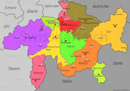 En face, les suisses veulent capitaliser sur le nul obtenu contre le pays de galles. Carte Du Canton Des Grisons Graubunden Schweiz Deutsche Dialekte