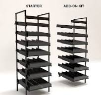 Gravity Flow Racks | Walk In Cooler Shelf Glides For C ...
