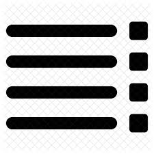 A collection of white/transparent icons, either found online or made by one of the collaborators. Table Of Content Icon Of Glyph Style Available In Svg Png Eps Ai Icon Fonts