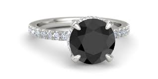 Black Diamond Engagement Rings Tiffany