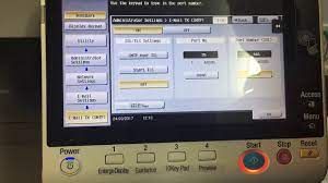 The powerful emperon®print system gives your bizhub c554e and c454e full print/copy/scan performance right from the start, with universal print driver, pcl6/ps3 emulation and native xps functionality. Konica Minolta How To Update Scan To Email Settings C258 224e Series Youtube