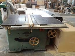 Tannewitz 16 Dual Arbor Sliding Table Saw Antique Woodworking Tools Woodworking Machine Sliding Table Saw