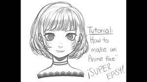How To Draw Anime Faces Easy Youtube If you want to draw your favorite character or if you want to draw your favorite character or design one on your own, start by designing their head and face so you can sketch what they look like.