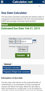 Pin By Larry N On Projects To Try Due Date Calculator Estimated Due Date Menstrual Cycle