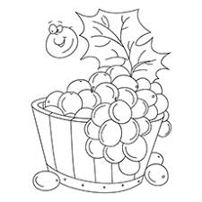 Strawberries, pumpkins, apples, grapes, pears, aparagus, ice cream and fruit are just a few of the many food coloring pages, sheets and pictures in this section. Top 25 Free Printable Lovely Grapes Coloring Pages Online