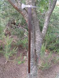 Straight Spike Tomahawk Walking Stick Fokos Valaska Brazilian Wood Walking Sticks Walking Sticks And Canes Hiking Sticks