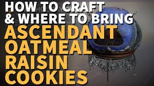 Gift Ascendant Oatmeal Raisin Cookies Destiny 2 The Dawning Youtube