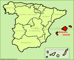 Welcome to your new home. Balearic Islands Location On The Spain Map