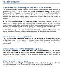 The format of the bulk statistic da. 11 Free Handover Report Templates Word Excel Pdf Formats