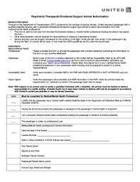 If you are already seeing a therapist you are welcome to use the airline prescription template on this page. Emotional Support Animal Form Pdf Fill Out And Sign Printable Pdf Template Signnow