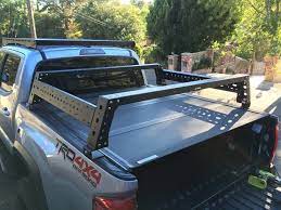 The best tonneau cover & truck bed cover. Max Modular Bed Rack Tonneau Brackets For Tacoma S With Bakflip Covers Max Modular Truck Bed Racks