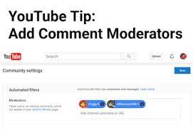 The moderator has 4 roles: How To Add Comment Moderators To Your Youtube Channel