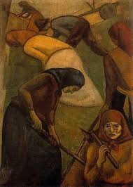 Women Working In A Field Arturo Souto Painting Impressionnisme Travail Social