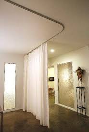 Ceiling curtain track room divider. 17 Massage Room Ideas Massage Room Wood Room Divider Sliding Room Dividers