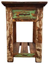 Maybe you would like to learn more about one of these? In Stock Multi Color Rustic End Table With 1 Drawer Rustic Side Tables And End Tables By Pina Elegance Houzz