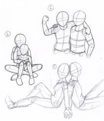 Drawing Poses Two People Friends 39 Ideas Body Drawing Refer Drawing People Drawings Of Friends Drawing Tutorial