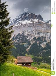 En este video se pueden ver algunos de los más lindos. Paisaje De La Primavera En Las Montanas Suizas Valle De Grindelwald Suiza Foto De Archivo Imagen De Escena Celaje 109416680