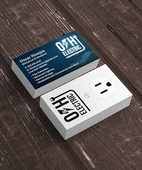 Upload your logo, use your brand colors, and choose complementary fonts to showcase your brand's look and feel. Great Business Card Design Idea For Electric Company Brand Business Card Logo Business Card Design Business Design