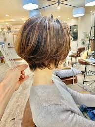 長めの前髪で大人の色気ショートボブ yahoo beauty ショートボブ ボブ ショートのヘアスタイル